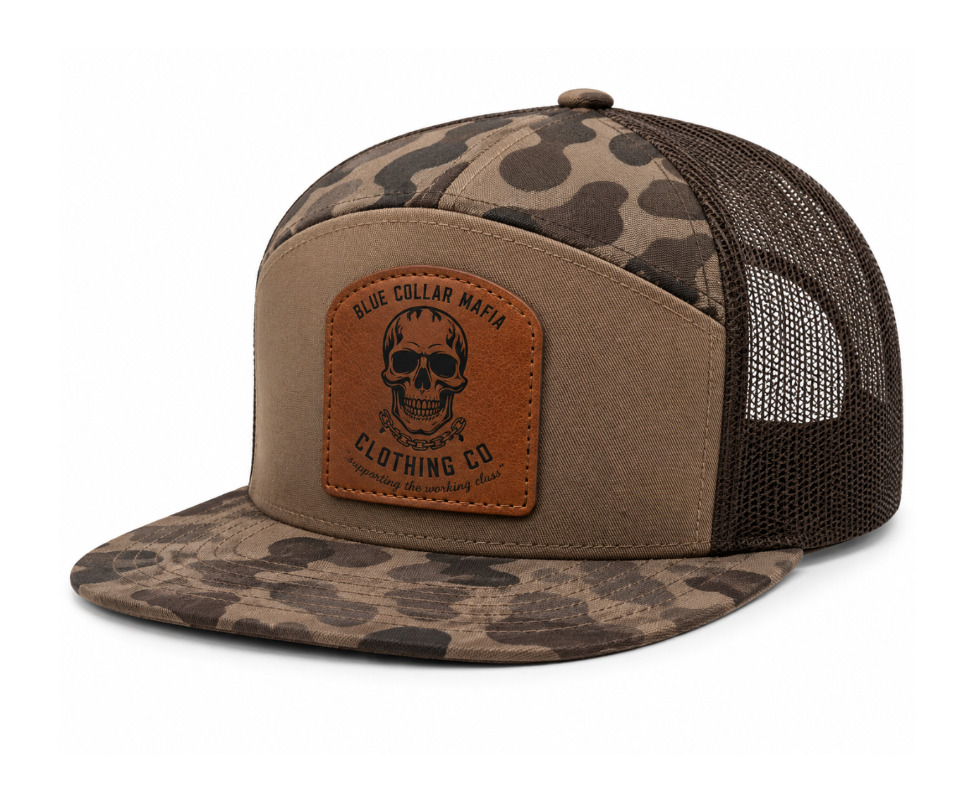 camo 7- Panel Snapback