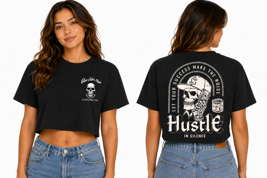 women's hustle crop top