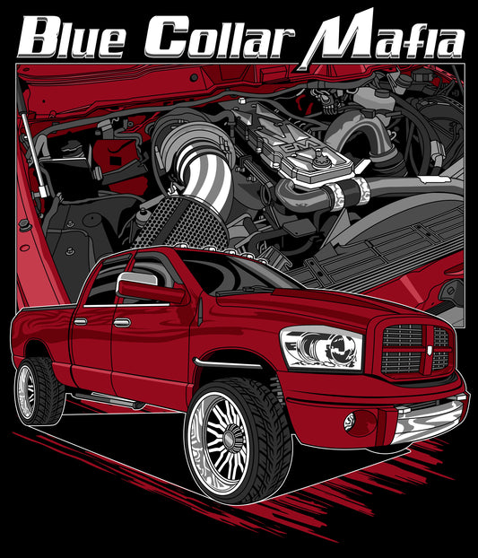3G Blue Collar Mafia Black Hoodie
