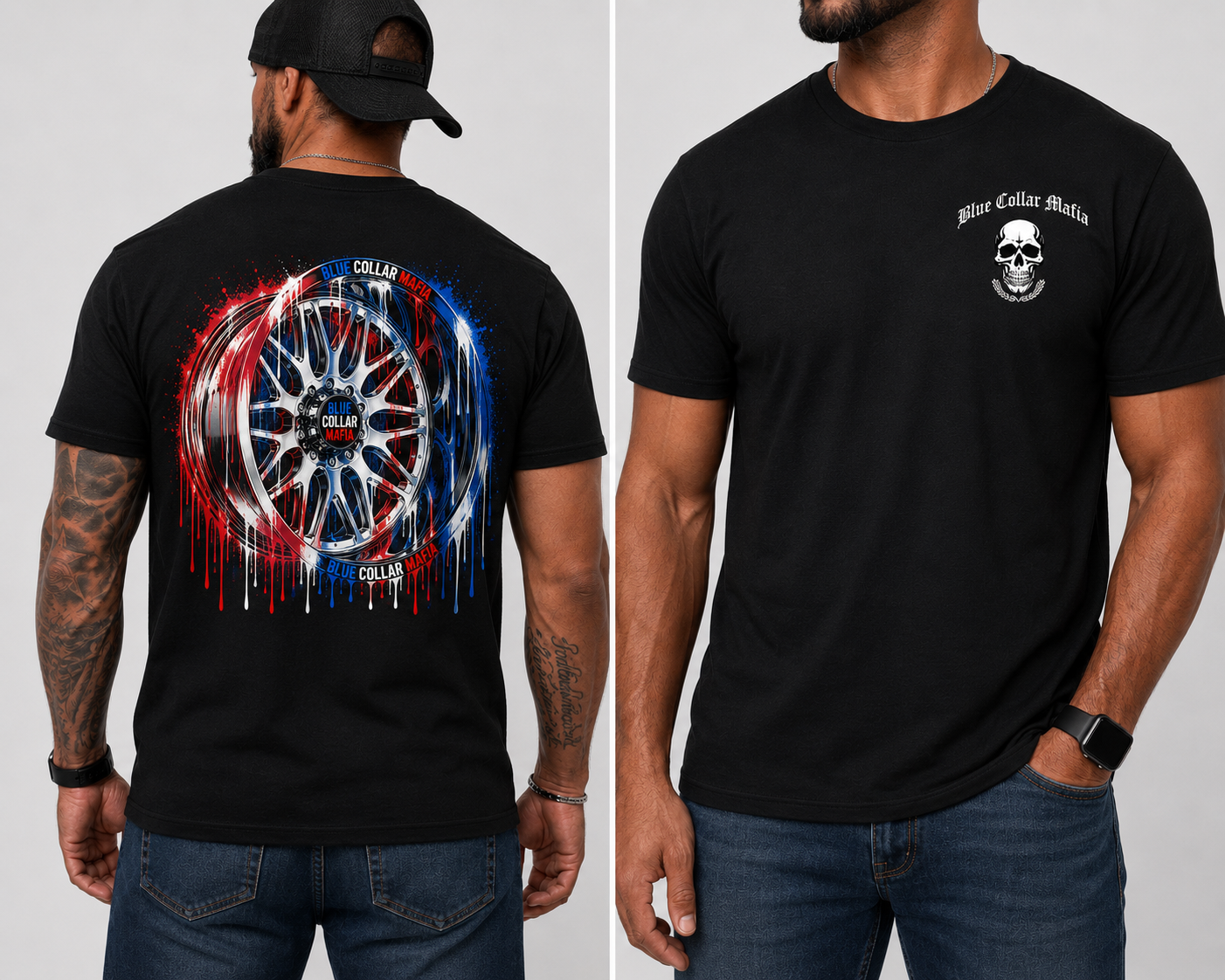 BCM drip wheel t-shirt