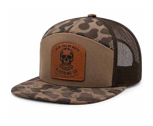 camo 7- Panel Snapback